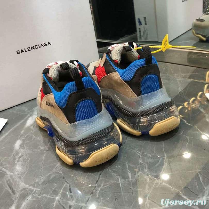 Men/Women Balenciaga Triple S Clear Sole Multi-Color Sneaker Item 6380380