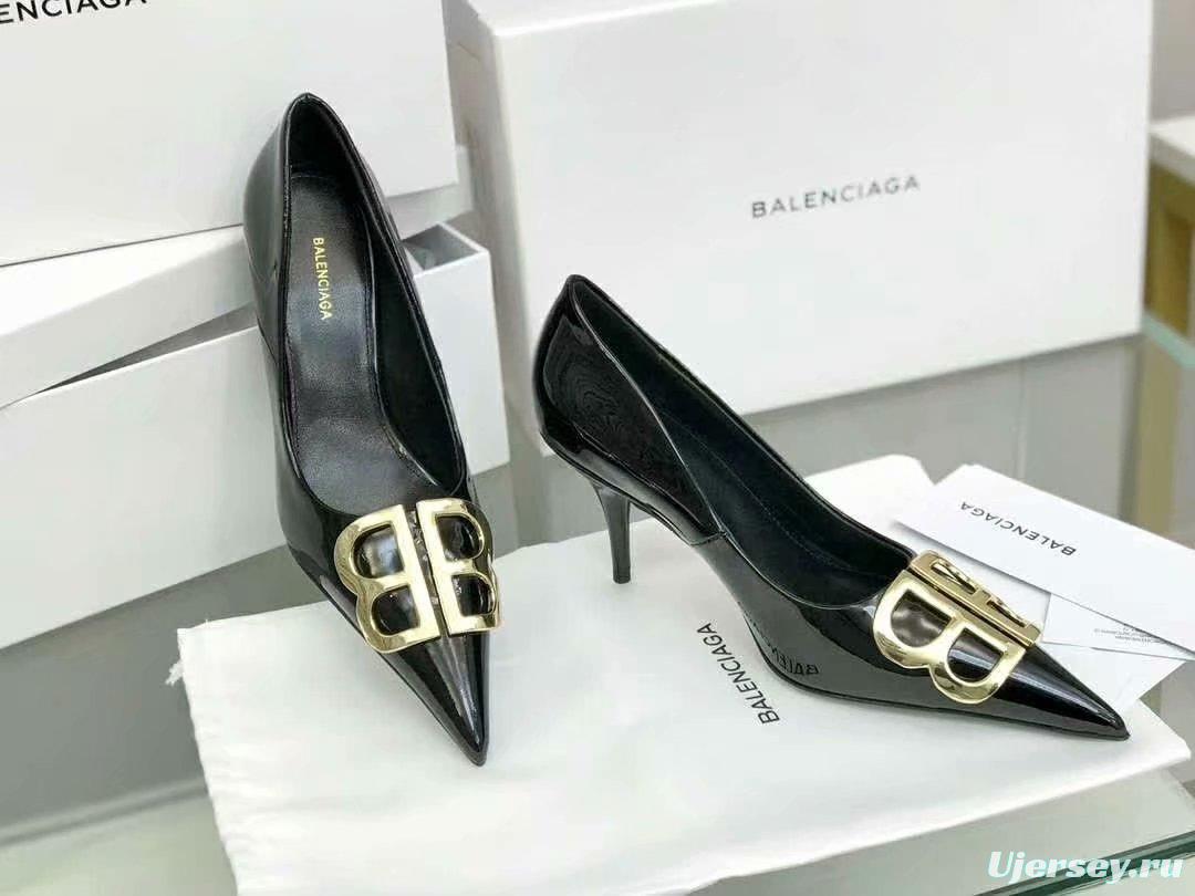 2 Color Women Balenciaga High Heels Shoes