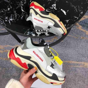 Men Balenciaga Triple-S Sneaker Red/Grey