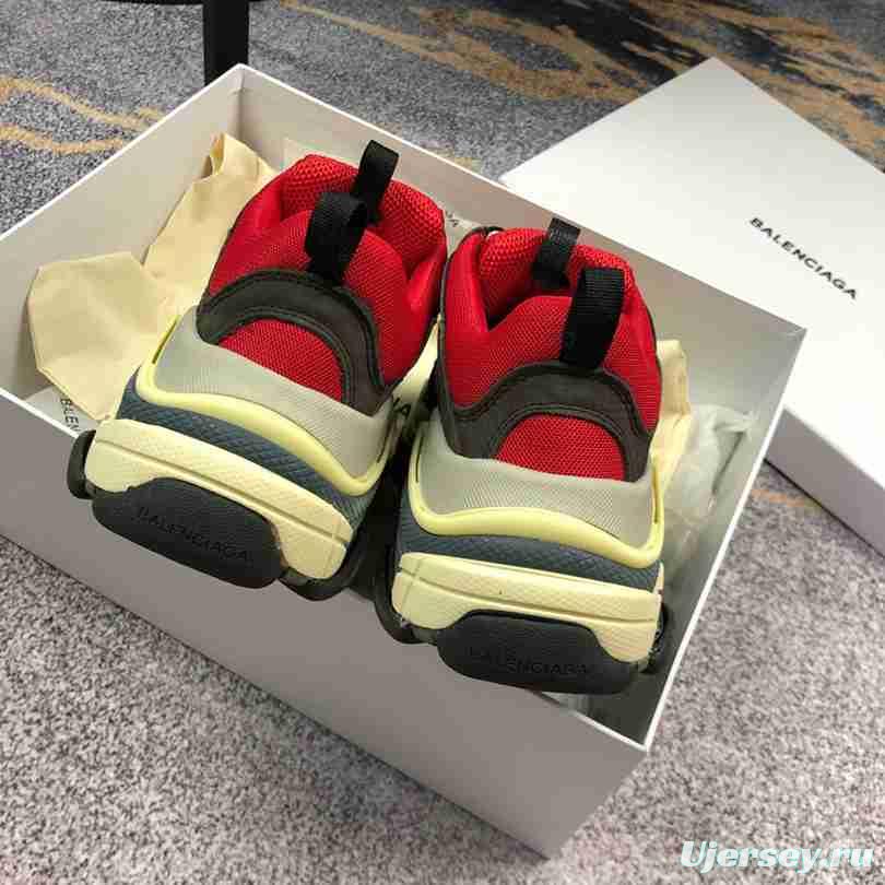 Men Balenciaga Triple-S Sneaker Black/Red