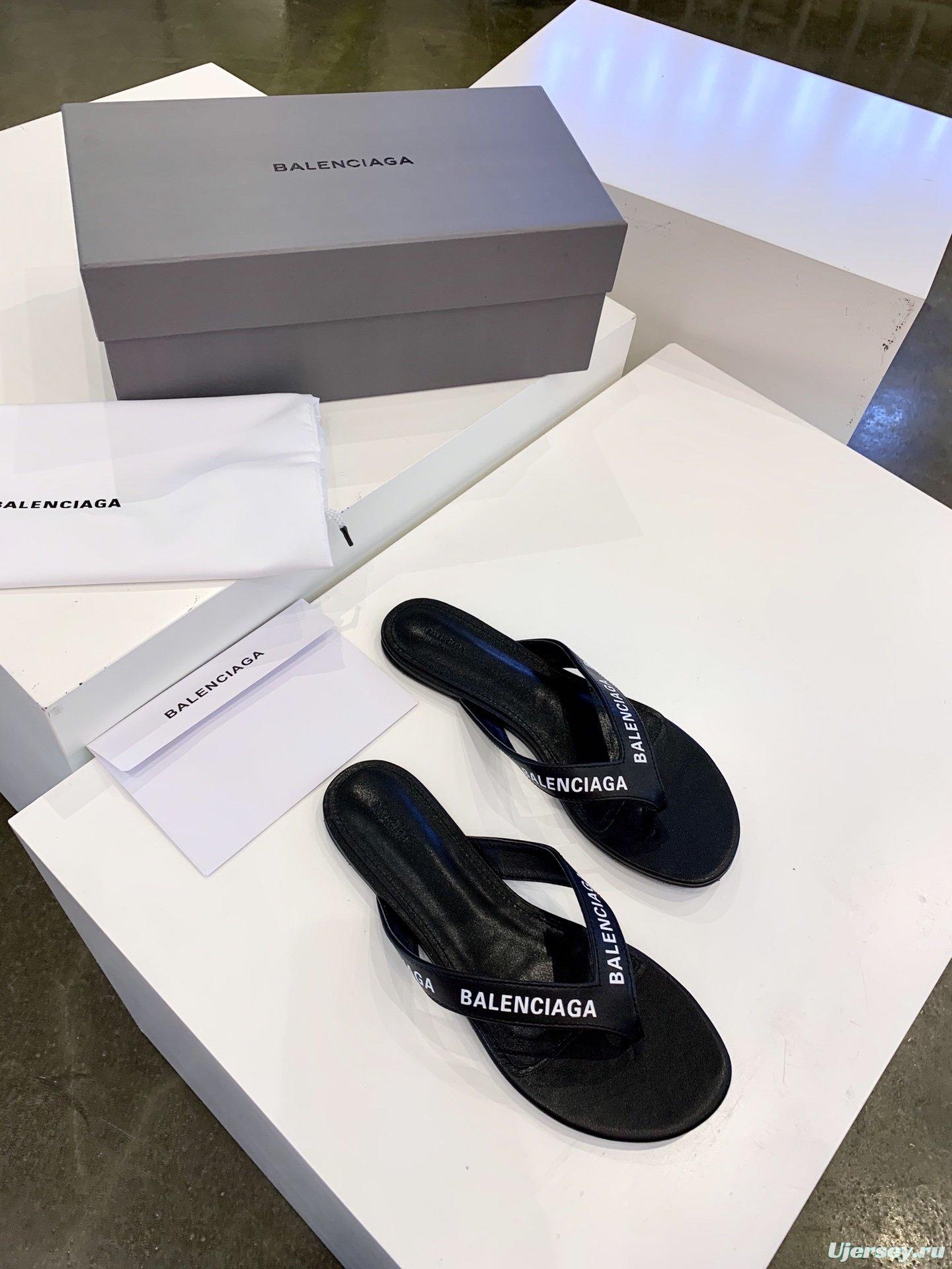 3 Color Men/Women Balenciaga Slipper White/Black/Silver