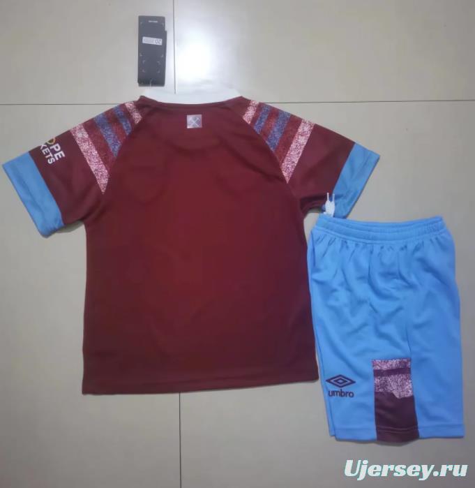 22/23 West ham Home Kids Jersey