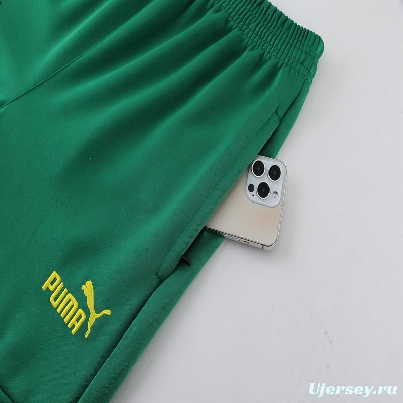 2022 Senegal Green Full Zipper Tracksuit