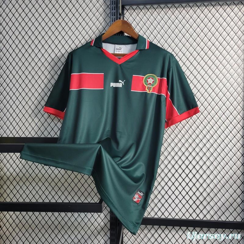 Retro 1998 Morocco Home Soccer Jersey