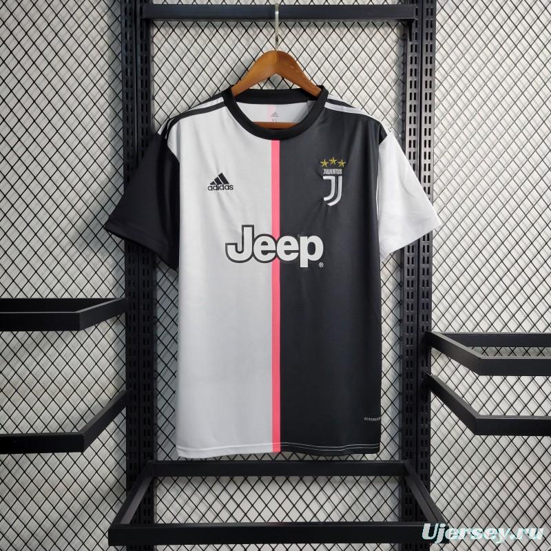 Retro 19/20 Juventus Home Soccer Jersey