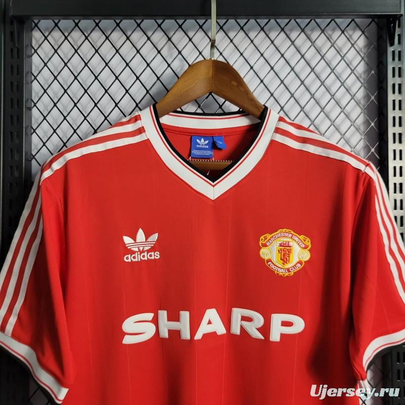 Retro 83/84 Manchester United Home Jersey