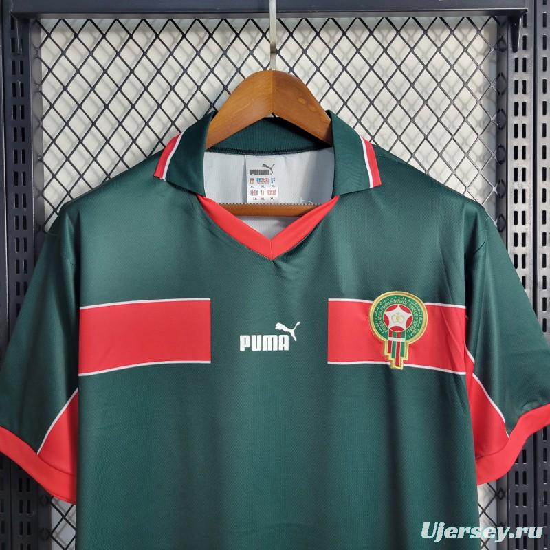 Retro 1998 Morocco Home Soccer Jersey