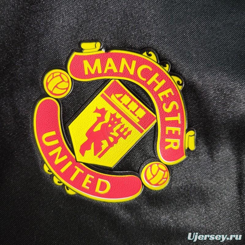 Retro 98/99 Manchester United Black Third Jersey