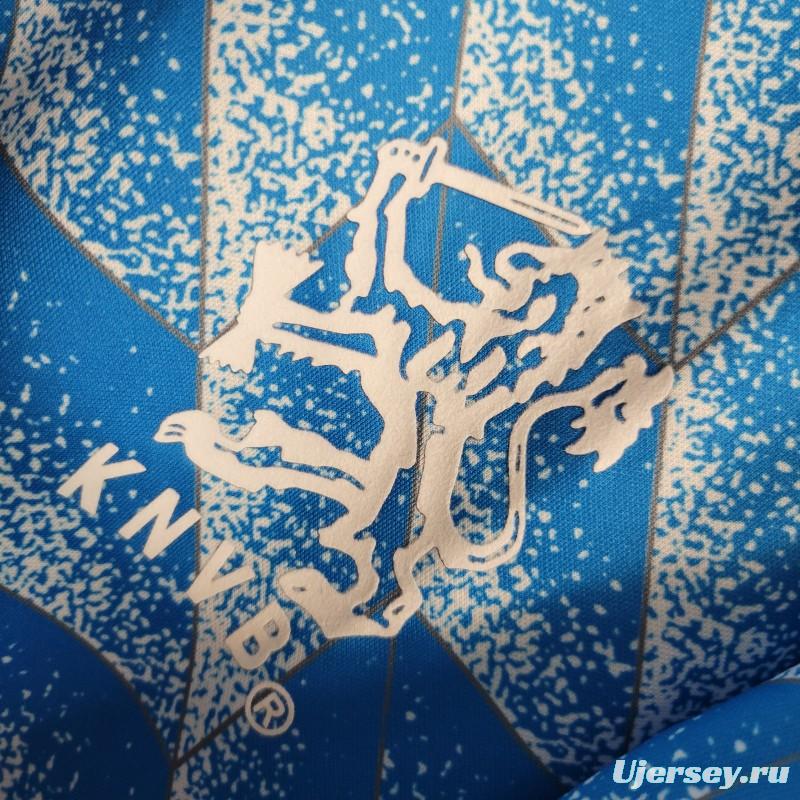 Retro 1988 Netherlands Away Blue Jersey