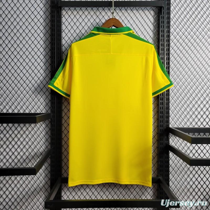 Retro 1997 Brazil Home Jersey