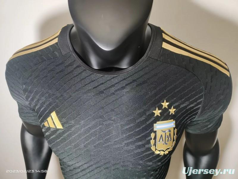 Player Version 3 Argentina 2022 Argentina Black Special Jersey