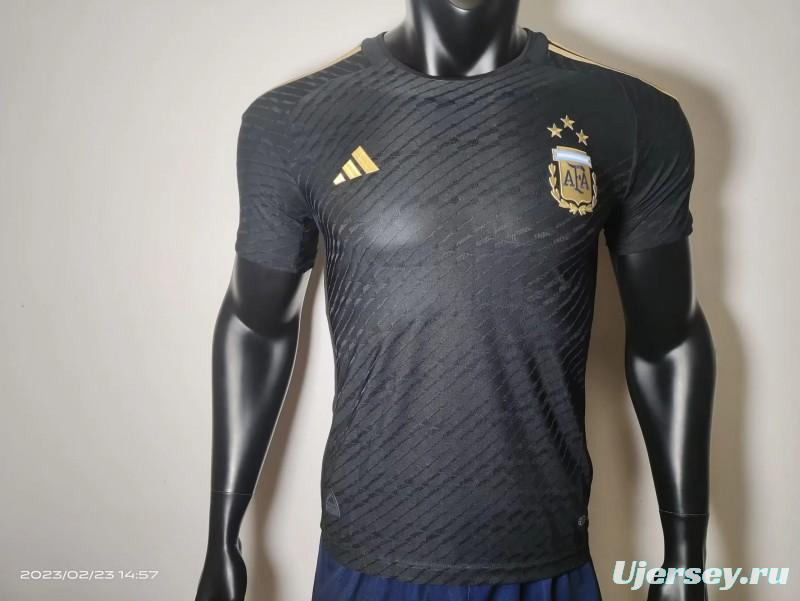 Player Version 3 Argentina 2022 Argentina Black Special Jersey