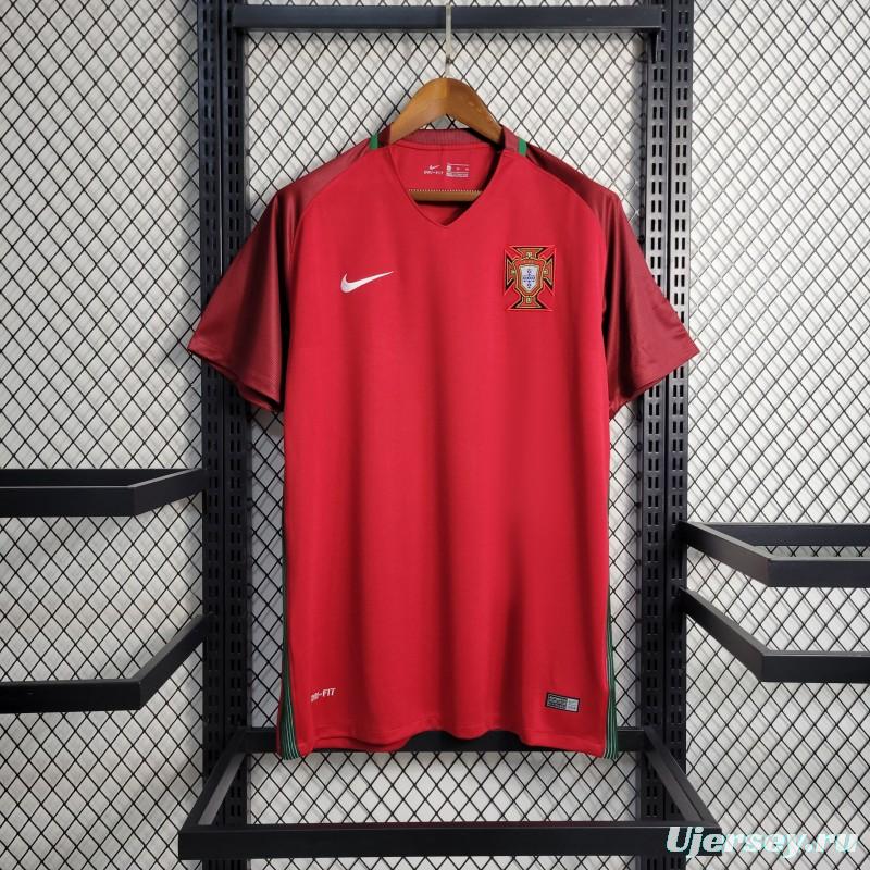 Retro 2016 Portugal Home Jersey