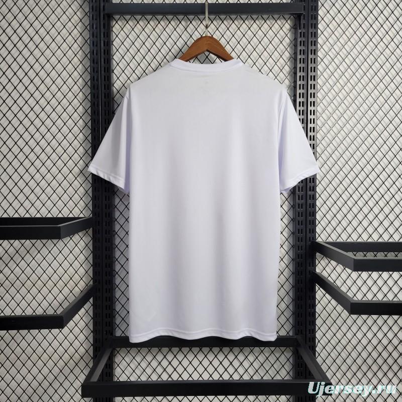 23-24 Flamengo White Casual T-Shirts