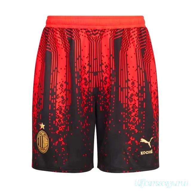 23-24 AC Milan X Koché Fourth Soccer Shorts