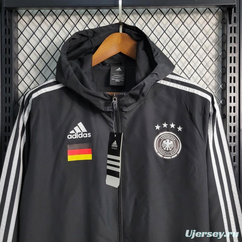 2023 Germany Black Windbreaker