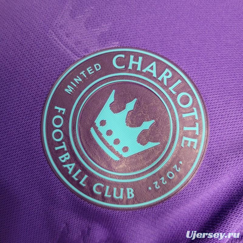 Player Version 23-24 Charlotte Away Purple Jersey