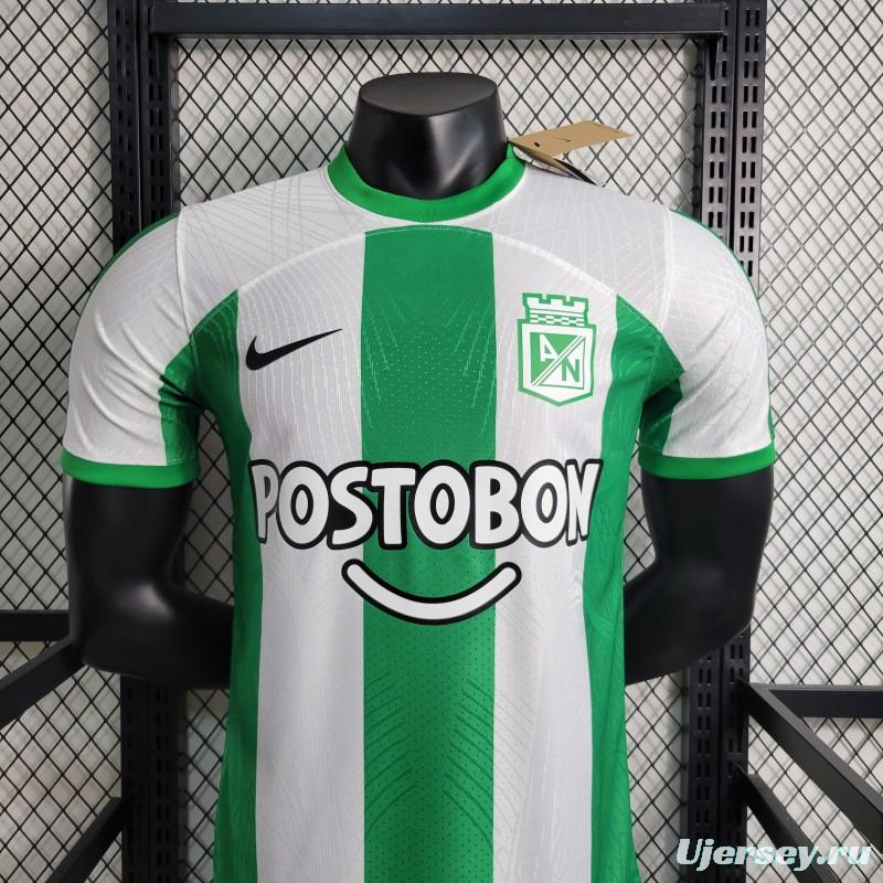 Player Version 23-24 Atlético Nacional Home Jersey