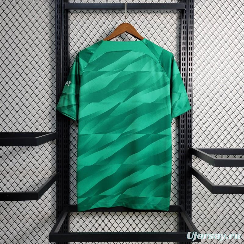 23-24 PSG Green Goalkeeper Jersey