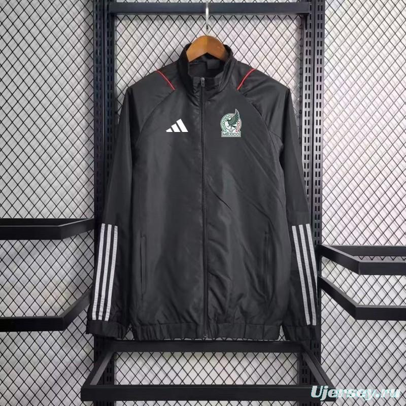 2023 Mexico Black Windbreaker