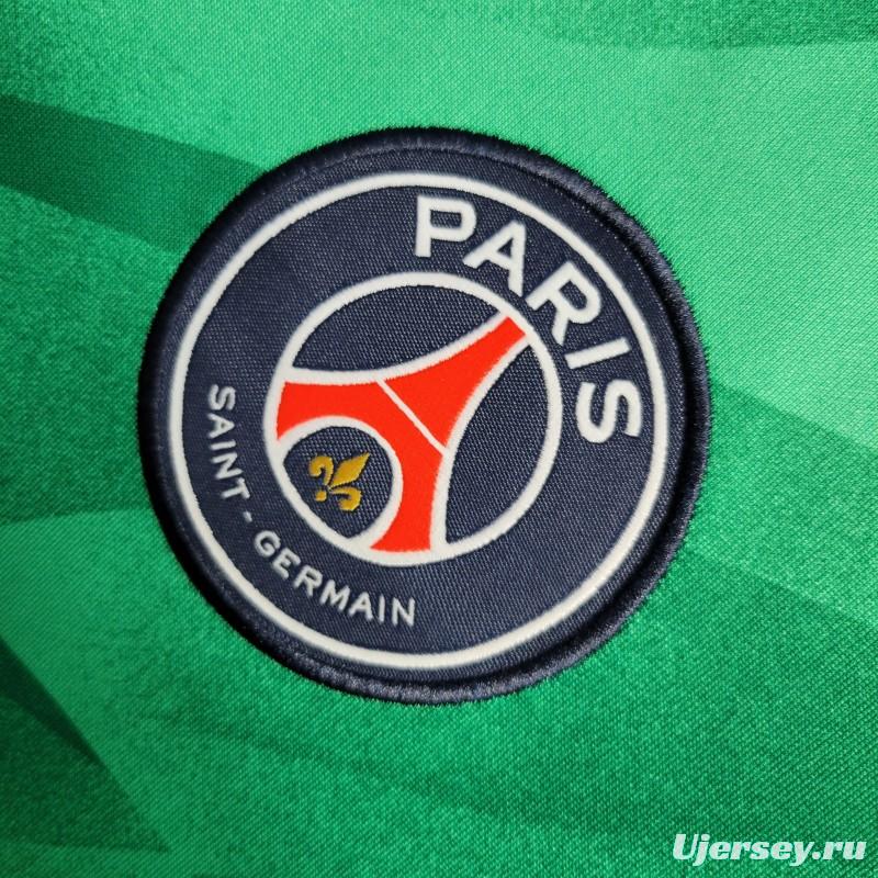 23-24 PSG Green Goalkeeper Jersey