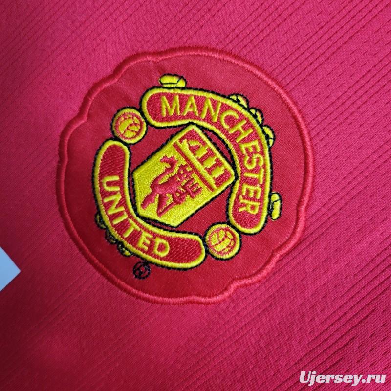 Retro 07-08 Manchester United Home Premier League Jersey