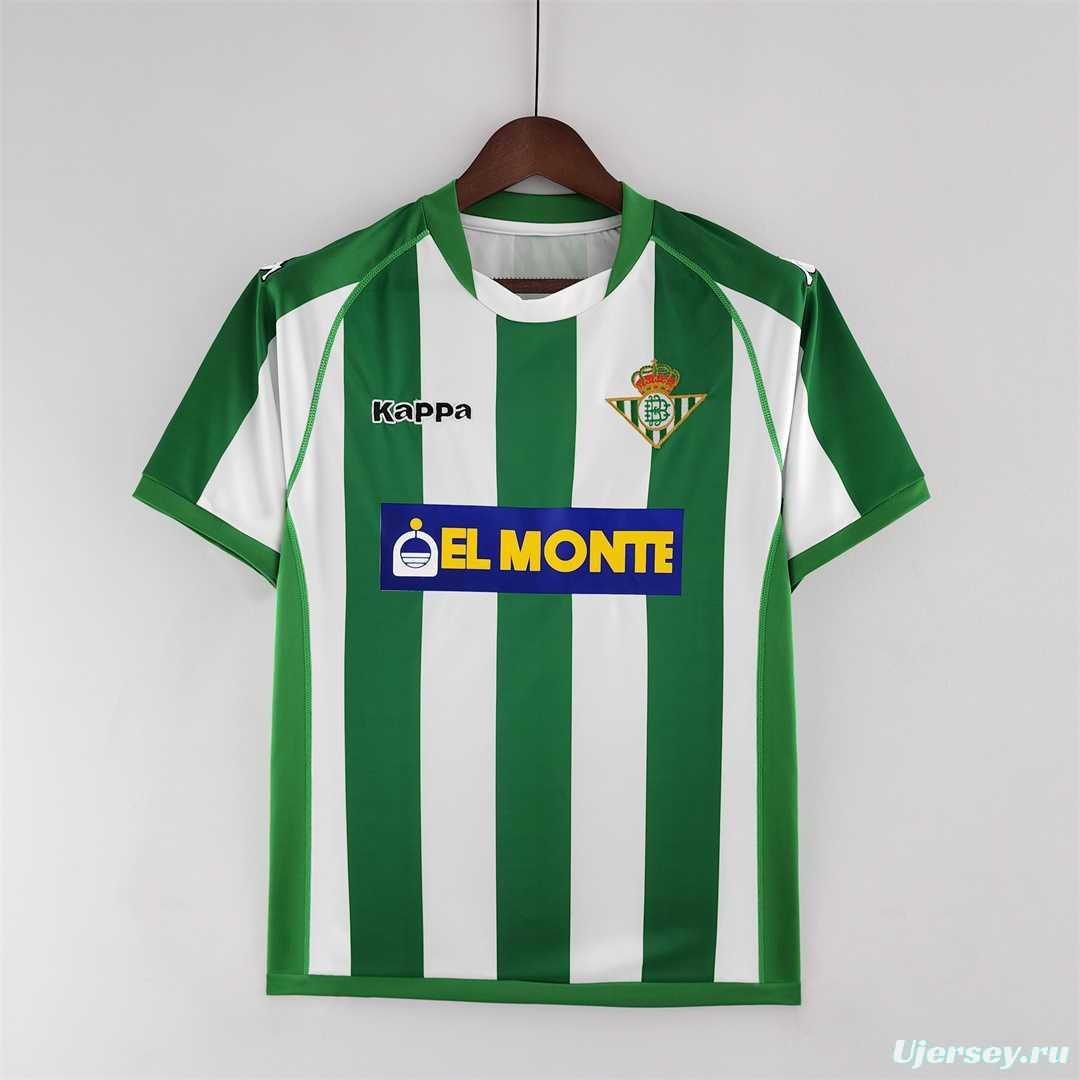 Retro 01/02 Real Betis Home Jersey