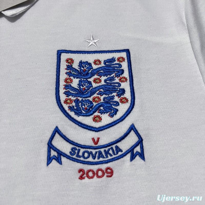 Retro 2010 England Home Soccer Jersey