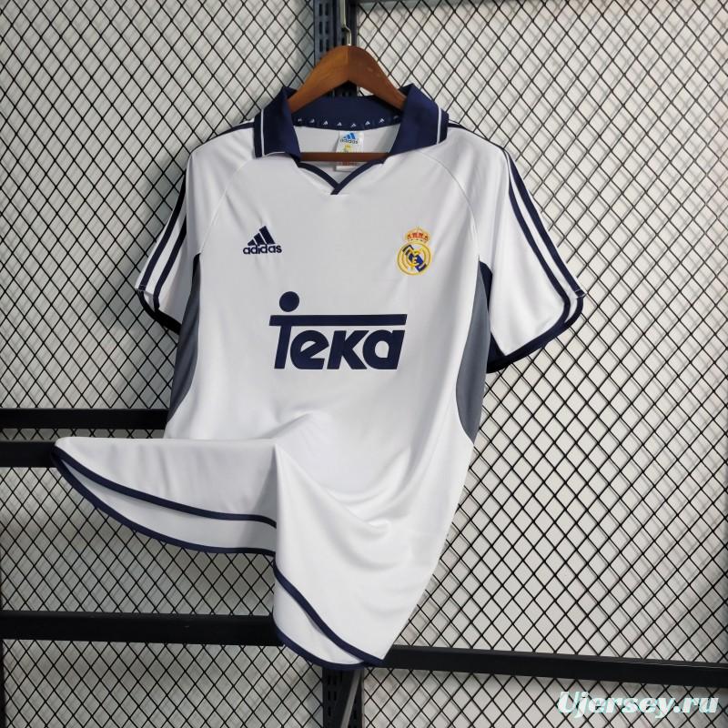Retro 00-01 Real Madrid Home Jersey