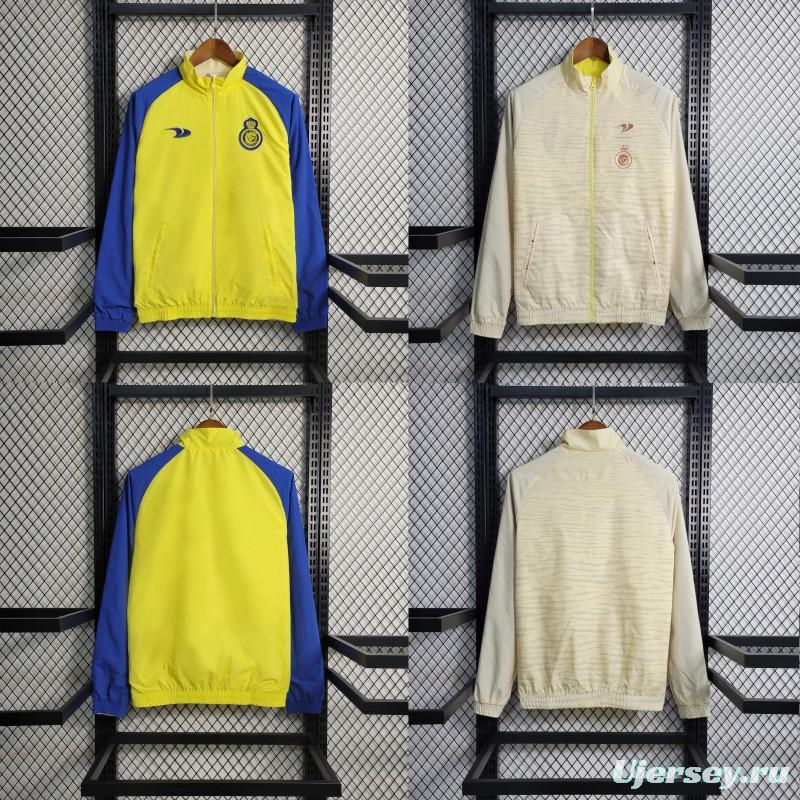 23-24 Windbreaker Al-Nassr FC Reversible Jacket