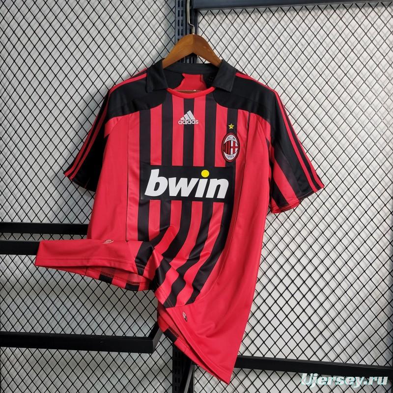 Retro 07-08 AC Milan Home Jersey