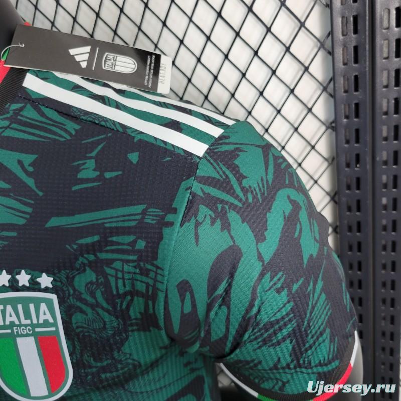 Player Version 2023 Italy Special Edition Green Jersey