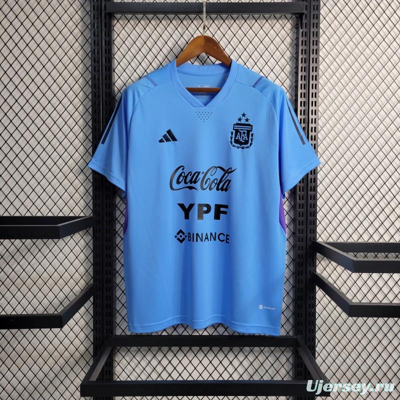 23-24 Argentina Blue Training Jersey