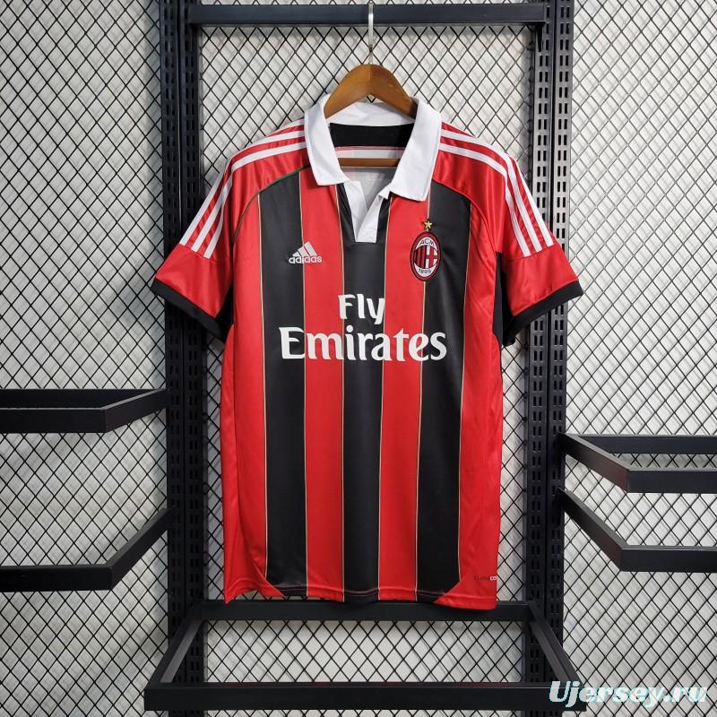 Retro 12-13 AC Milan Home Soccer Jersey