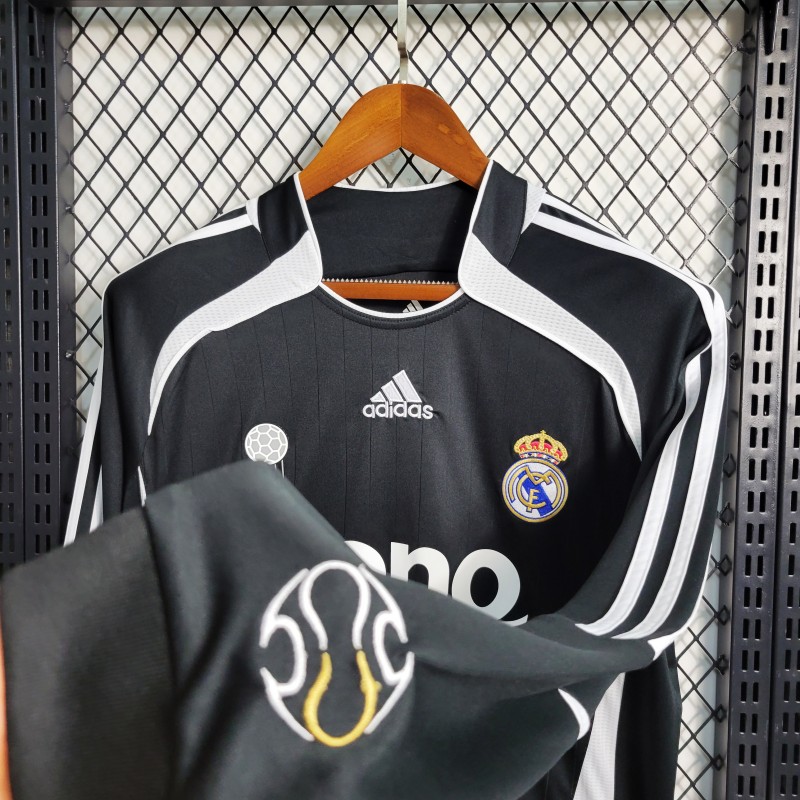 Retro 06-07 Real Madrid Third Long Sleeve Jersey