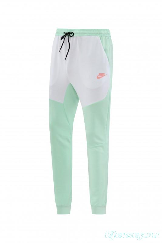 2023 Nike White Green Full Zipper Hoodie Jacket +Pants