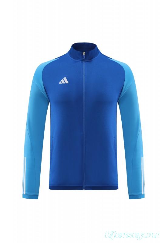 2023 Adidas Blue Full Zipper Jacket +Pants