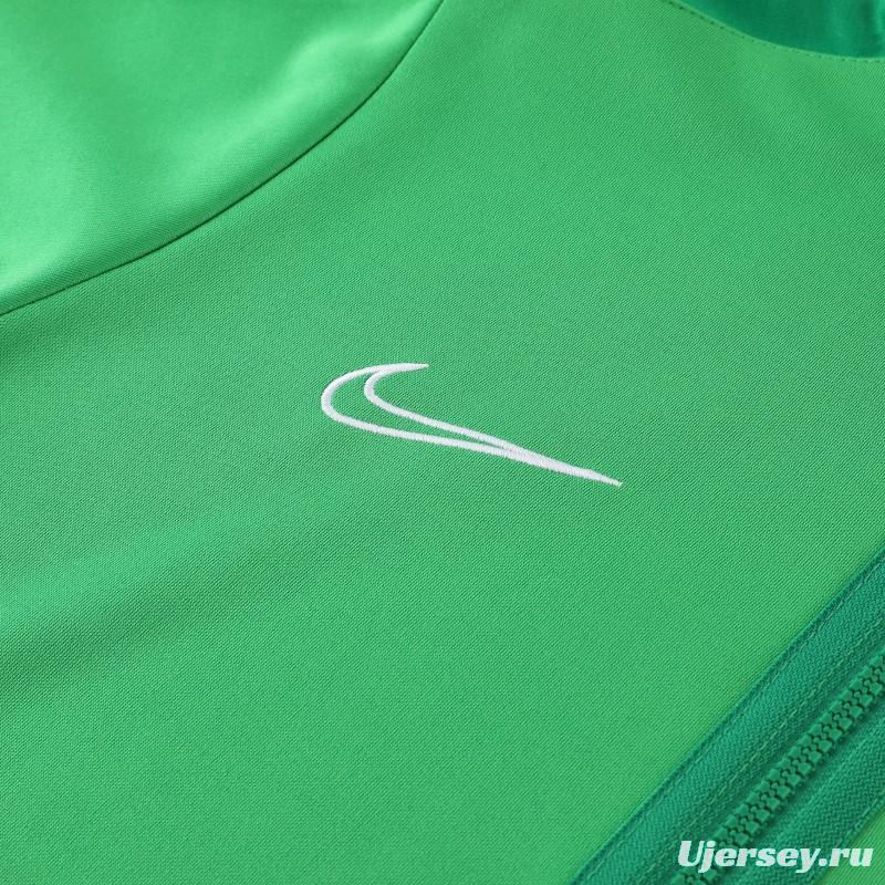 2023 Nike Green Full Zipper Jacket +Pants