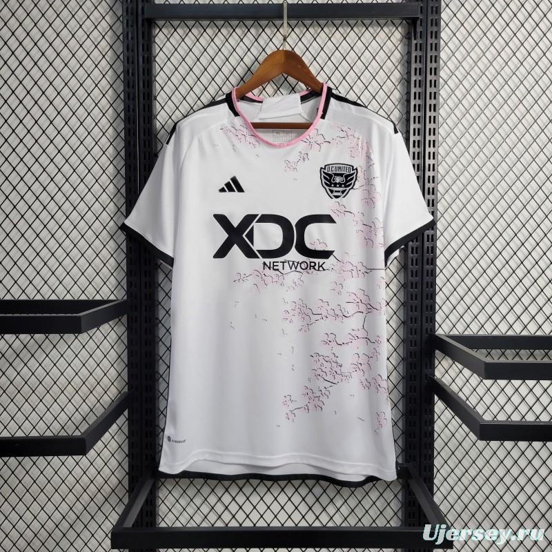 23/24 DC United White The Cherry Blossom Jersey