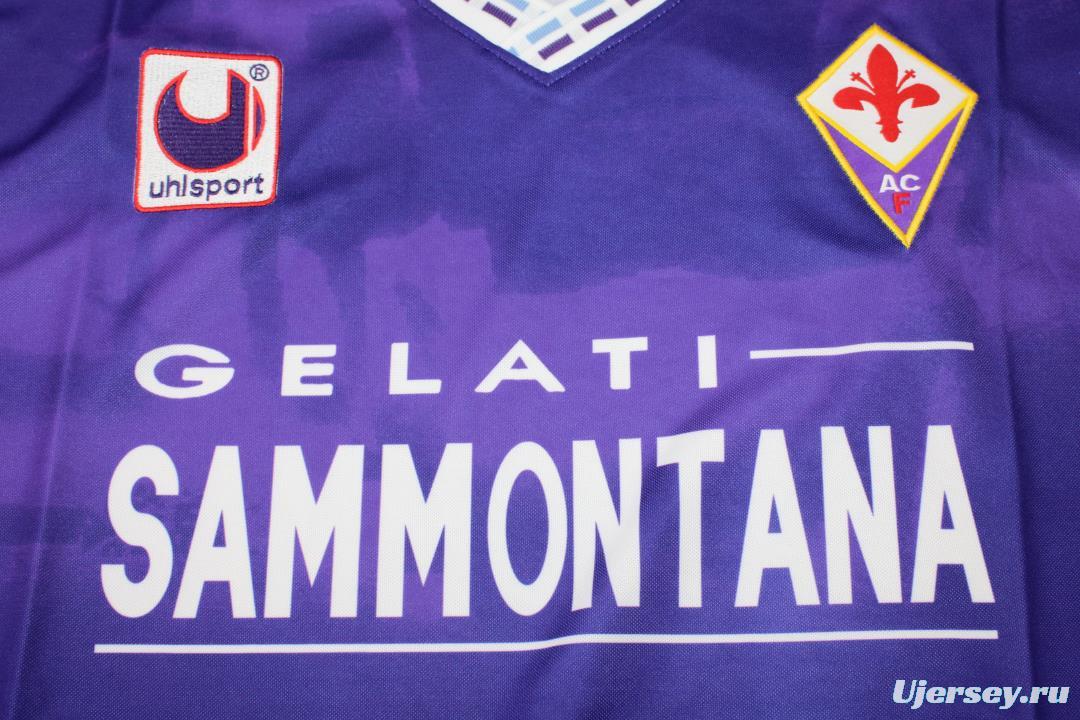 Retro 94/95 Fiorentina Home Jeresy