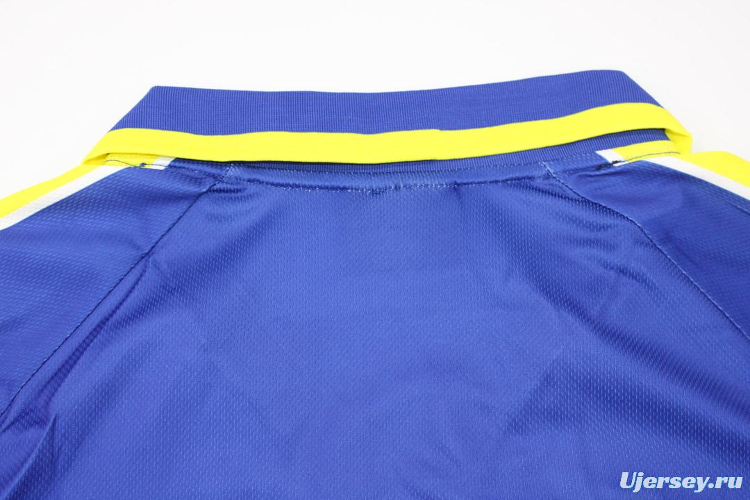 Retro 95/96 Juventus Away Blue Long Sleeve Jersey