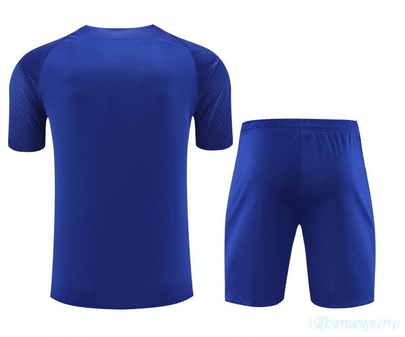 23-24 Barcelona Blue Short Sleeve+Shorts