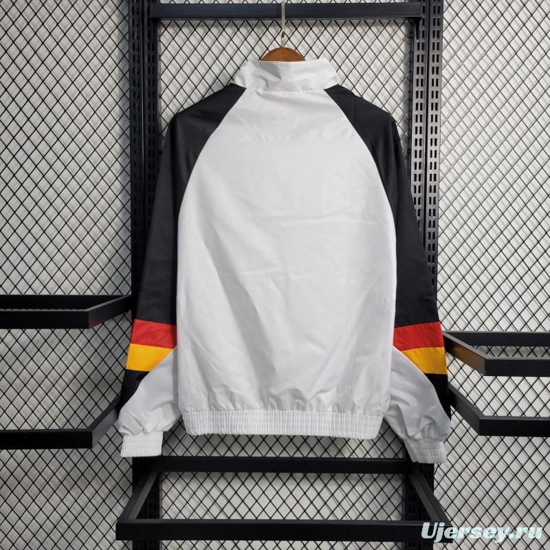 2023 Germany White Windbreaker