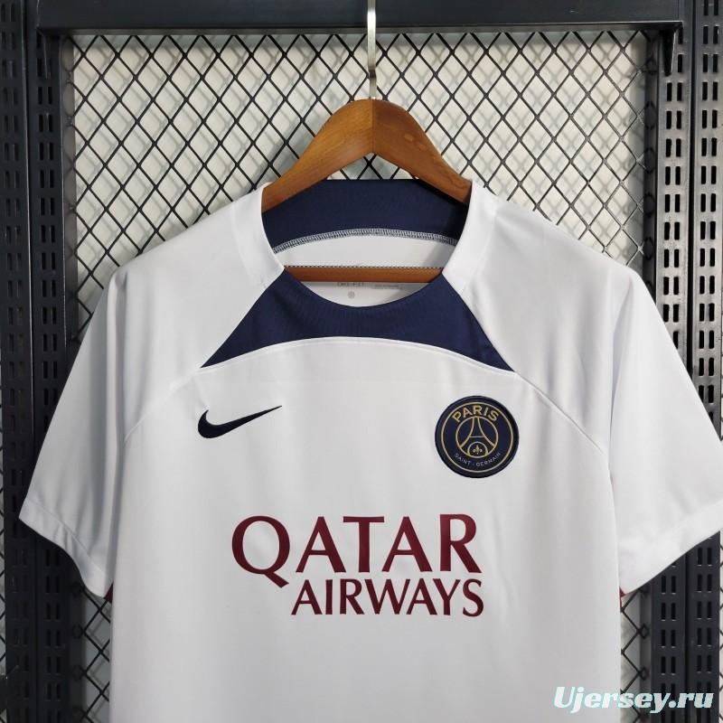 23-24 PSG Training White  Jersey