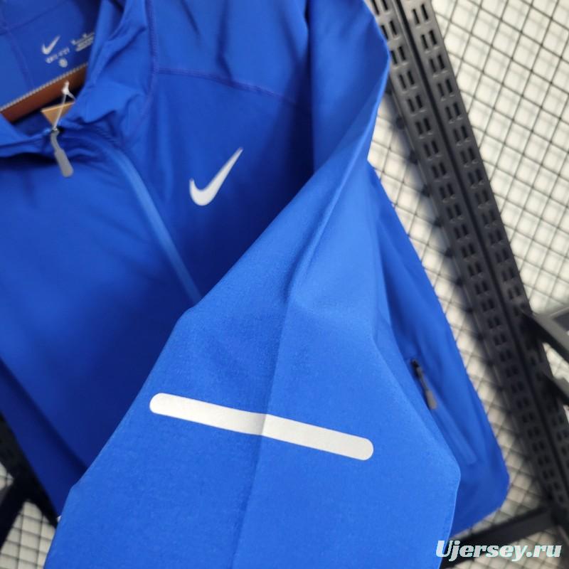 2023 Nike Blue Outdoor Sports Sunscreen Jacket