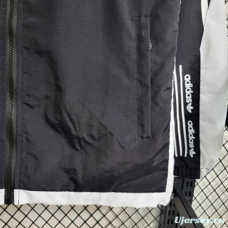 2023 Adidas Originals Black Windbreaker