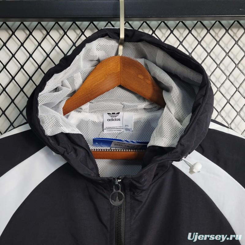 2023 Adidas Originals Black Windbreaker