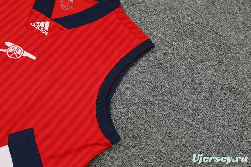 23-24 Arsenal Red Remake Icon Vest Jersey+Shorts