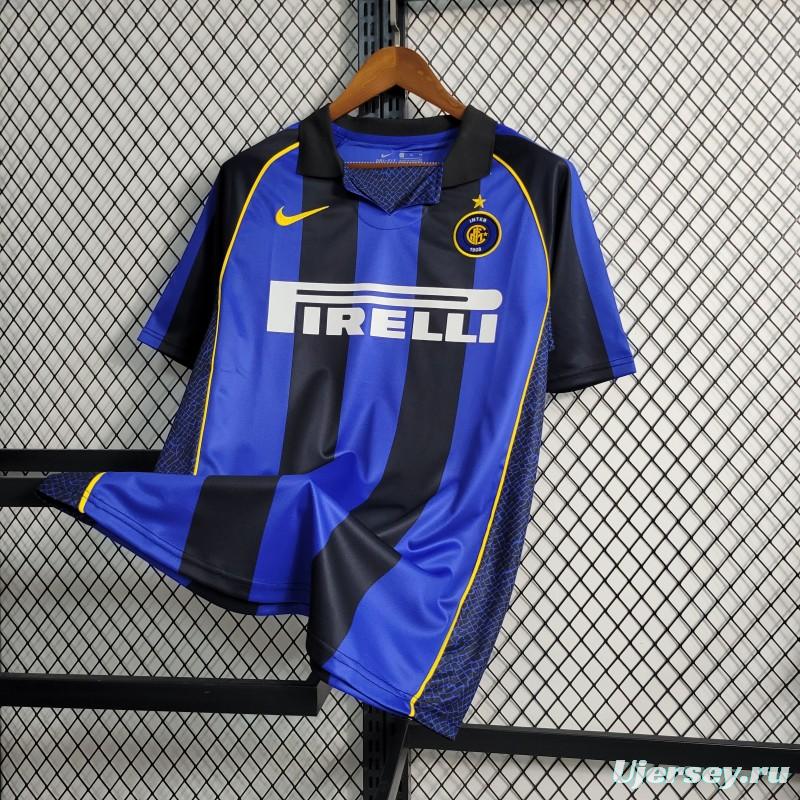 Retro 01-02 Inter Milan Home Jersey