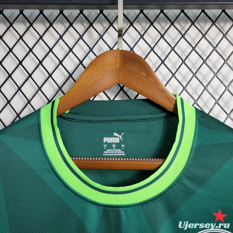 23-24 PALMEIRAS Home Long Sleeve Jersey